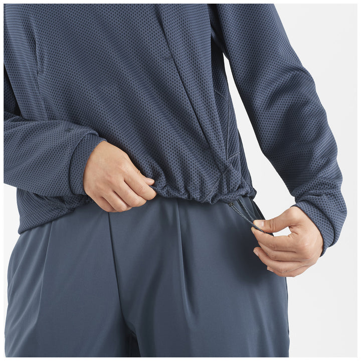 Salomon Motomesh Crewneck Pullover - Women's Blue Nights