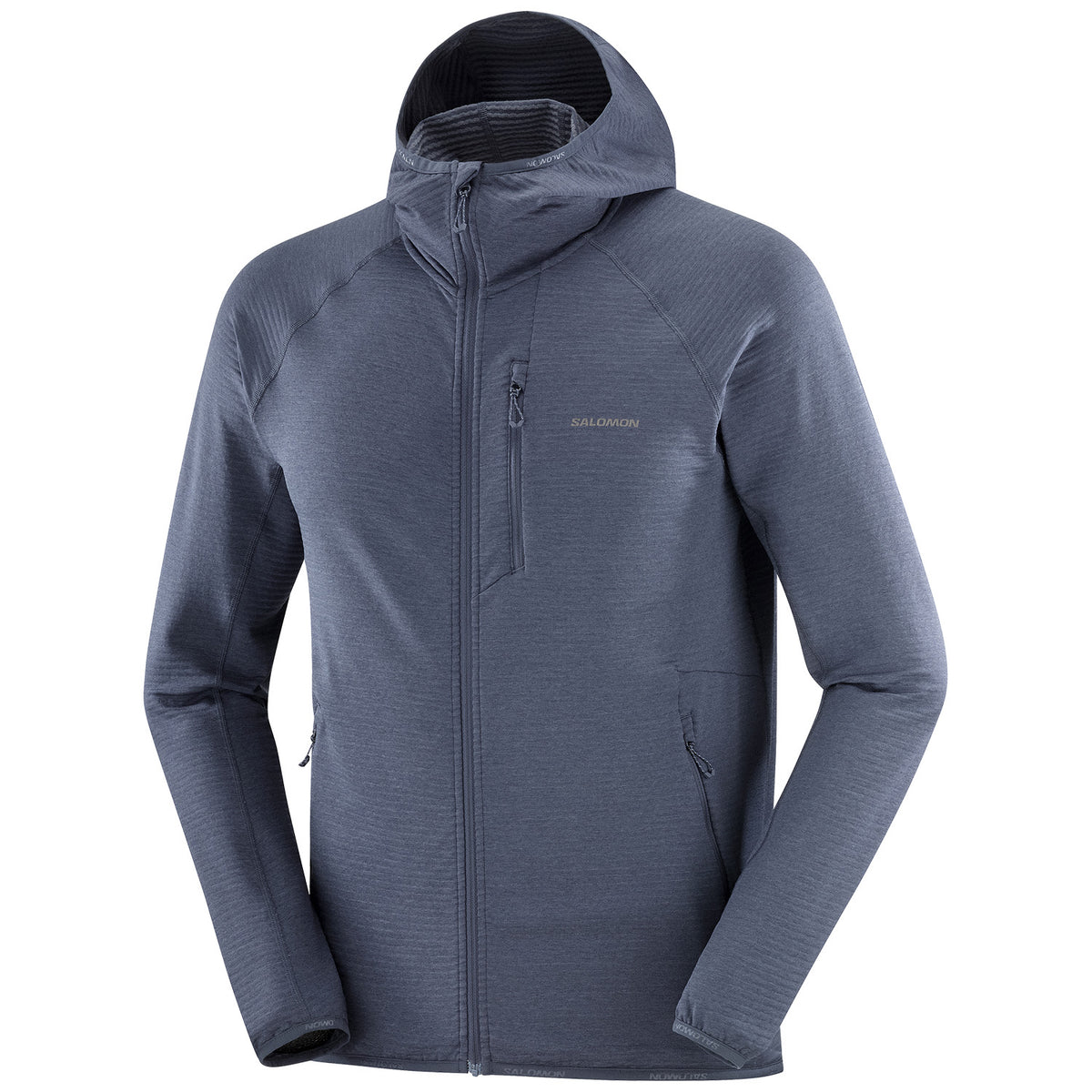 Salomon Essential Lightwarm Hooded Jacket - Men's Blue Nights