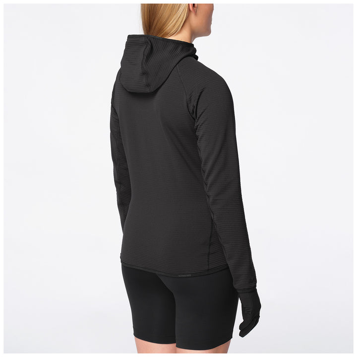 Salomon Essential Lightwarm Hooded Jacket - Women's Deep Black