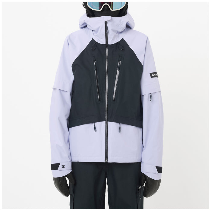 Salomon Vemon Full Zip Jacket - Women's Cosmic Sky/Deep Black