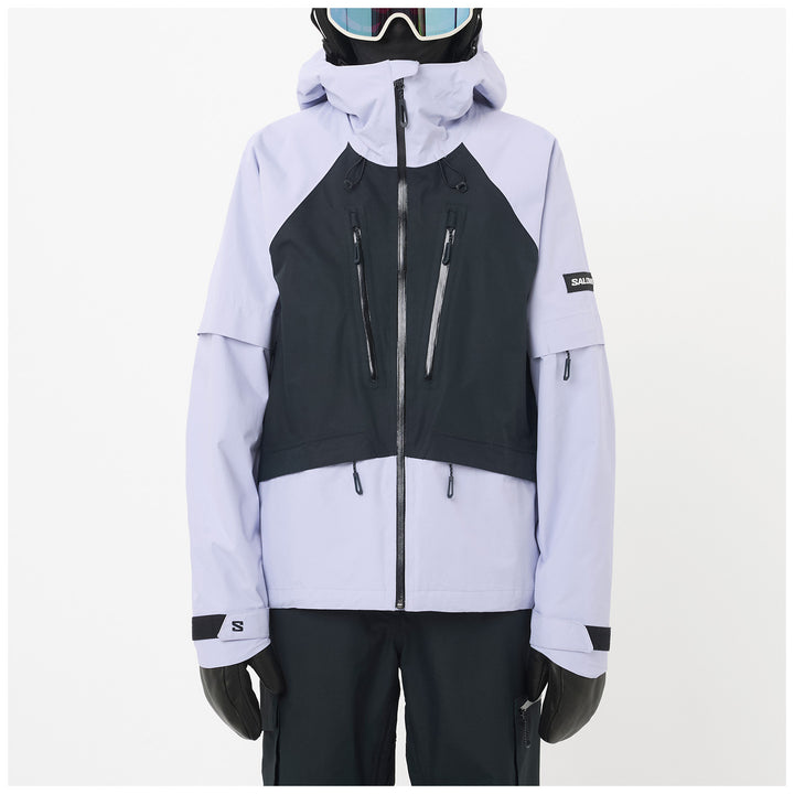 Salomon Vemon Full Zip Jacket - Women's Cosmic Sky/Deep Black