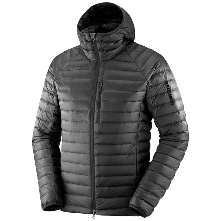 Salomon Elixir Micro Down Hooded Jacket - Men's Deep Black