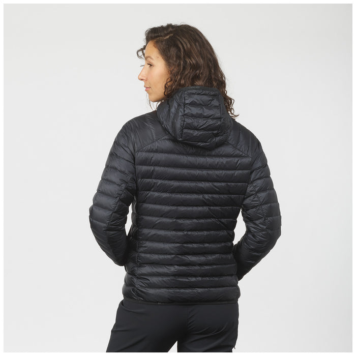 Salomon Elixir Micro Down Hooded Jacket - Women's Deep Black