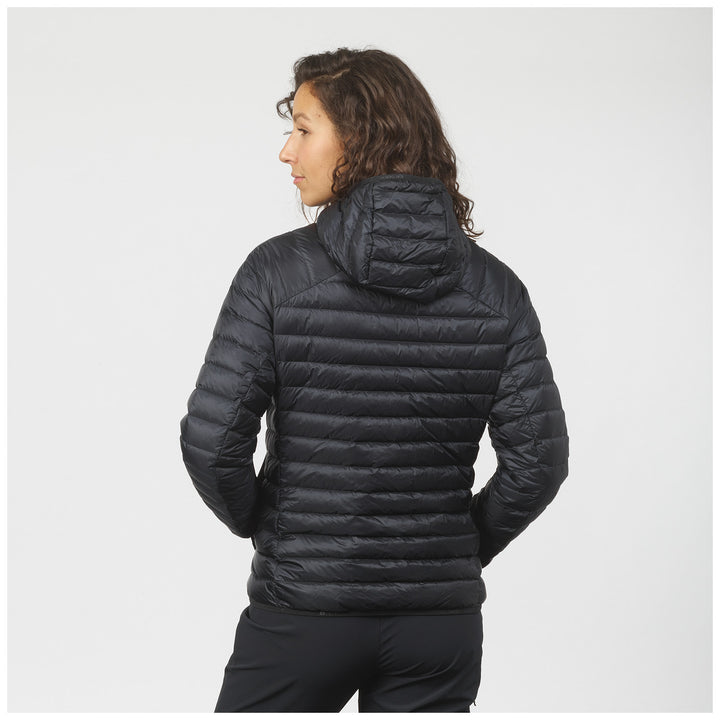 Salomon Elixir Micro Down Hooded Jacket - Women's Deep Black