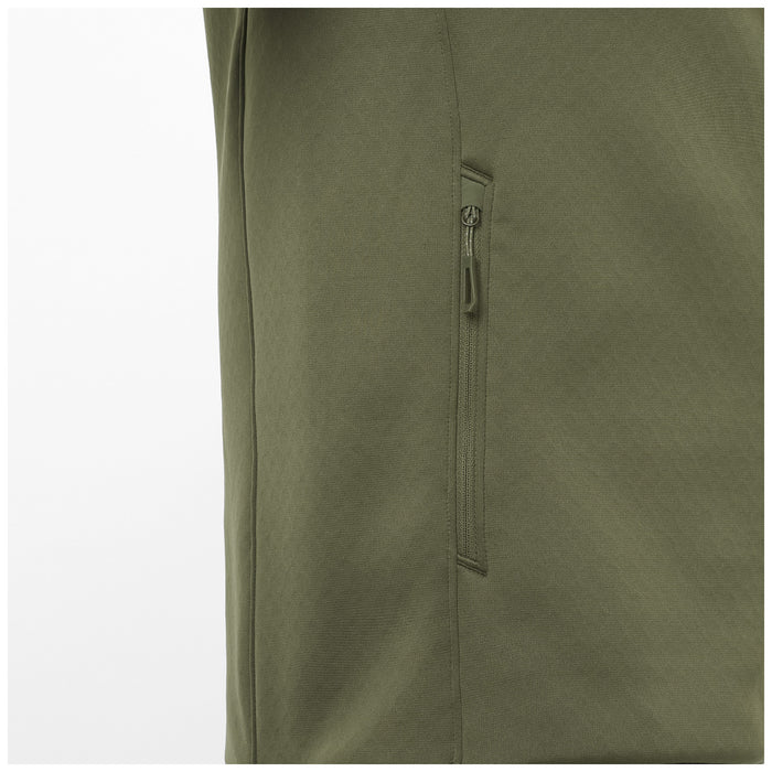 Salomon Outline Warm Full Zip Fleece - Men's Grape Leaf