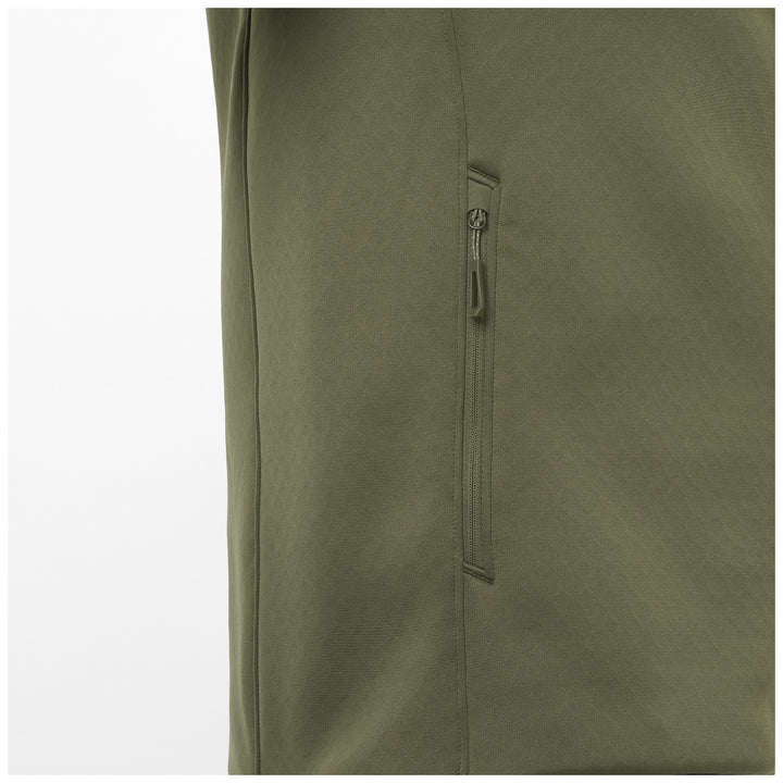 Salomon Outline Warm Full Zip Fleece - Men's Grape Leaf