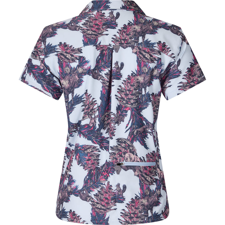 Flylow Phoenix Shirt - Women's Sky Pine Cone Party