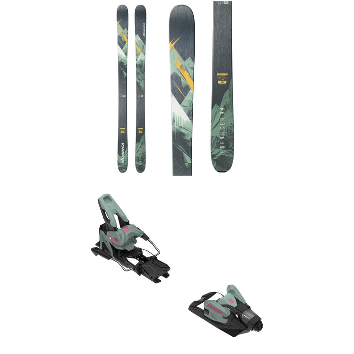 Nordica Enforcer 94 Skis + Salomon Strive 14 GW Ski Bindings 2026
