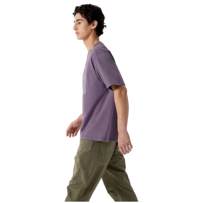 Arc'teryx Kragg Cotton Lithographica Short-Sleeve T-Shirt - Men's Light Moondrop