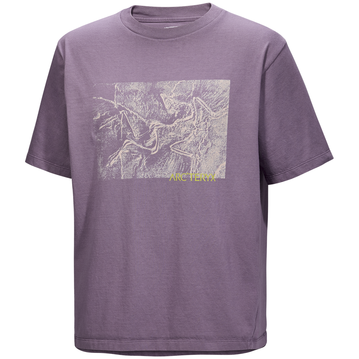 Arc'teryx Kragg Cotton Lithographica Short-Sleeve T-Shirt - Men's Light Moondrop