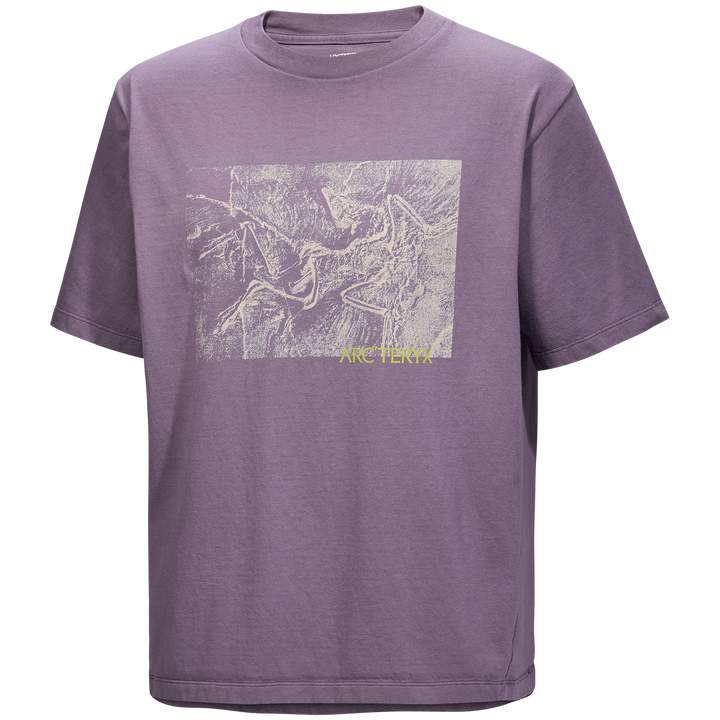 Arc'teryx Kragg Cotton Lithographica Short-Sleeve T-Shirt - Men's Light Moondrop
