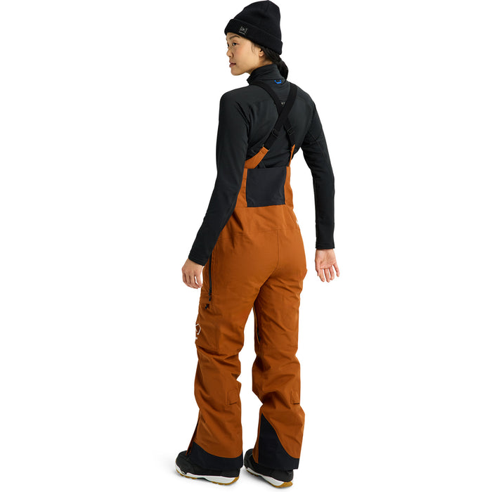 Burton AK Kimmy GORE-TEX 2L Short Bibs - Women's Chestnut Brown