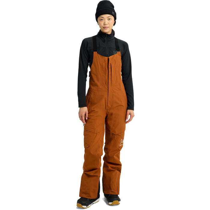 Burton AK Kimmy GORE-TEX 2L Short Bibs - Women's Chestnut Brown