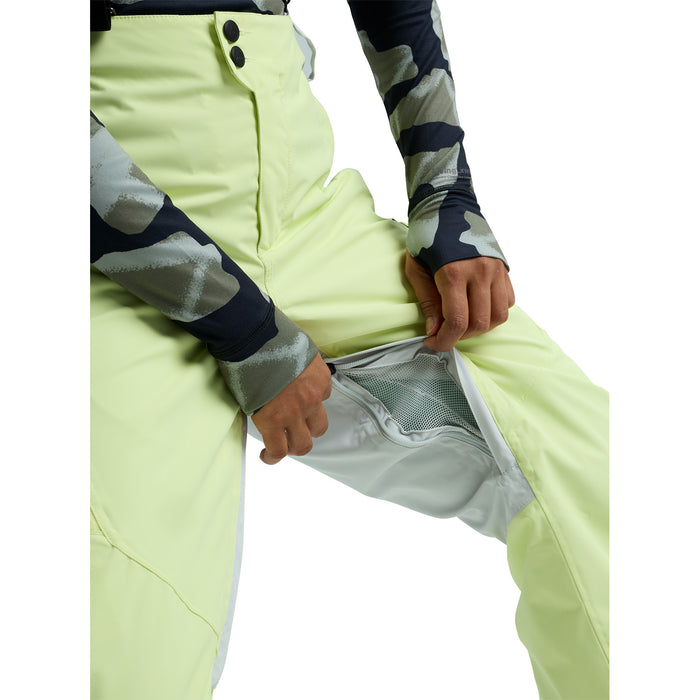 Burton Reserve 2L 3-in-1 Pants - Women's Glow Yellow Green/Gray Cloud