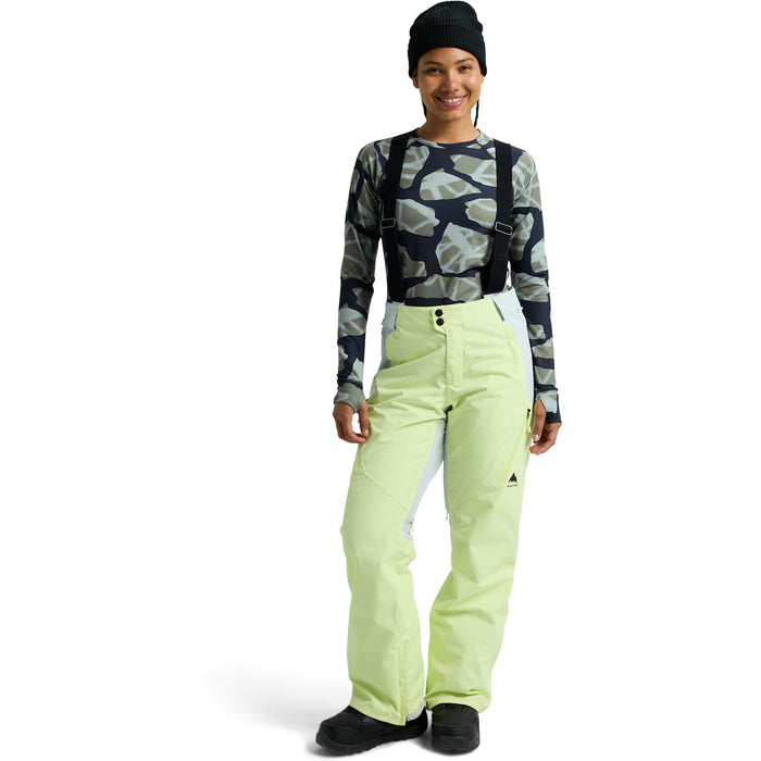 Burton Reserve 2L 3-in-1 Pants - Women's Glow Yellow Green/Gray Cloud