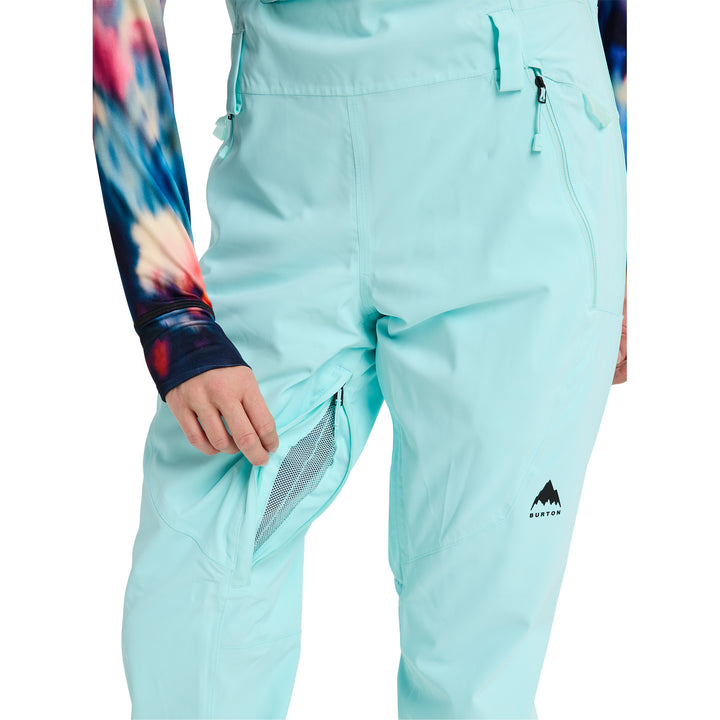Burton Reserve 2L Stretch Slim Short Pants - Women's Light Teal