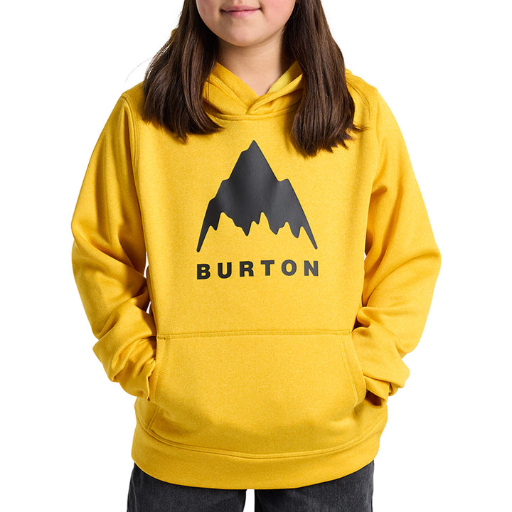 Burton Oak Pullover Hoodie - Kids' Goldenrod Heather
