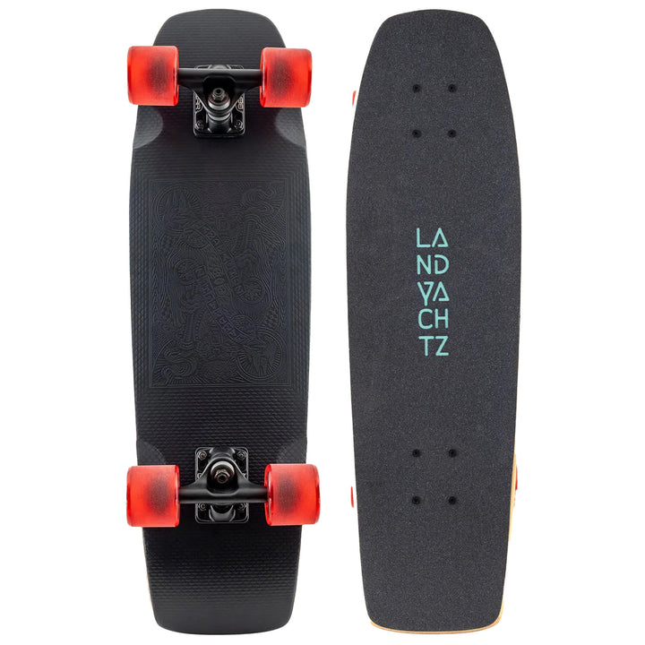 Landyachtz Dinghy Coffin Stealth Card Cruiser Complete