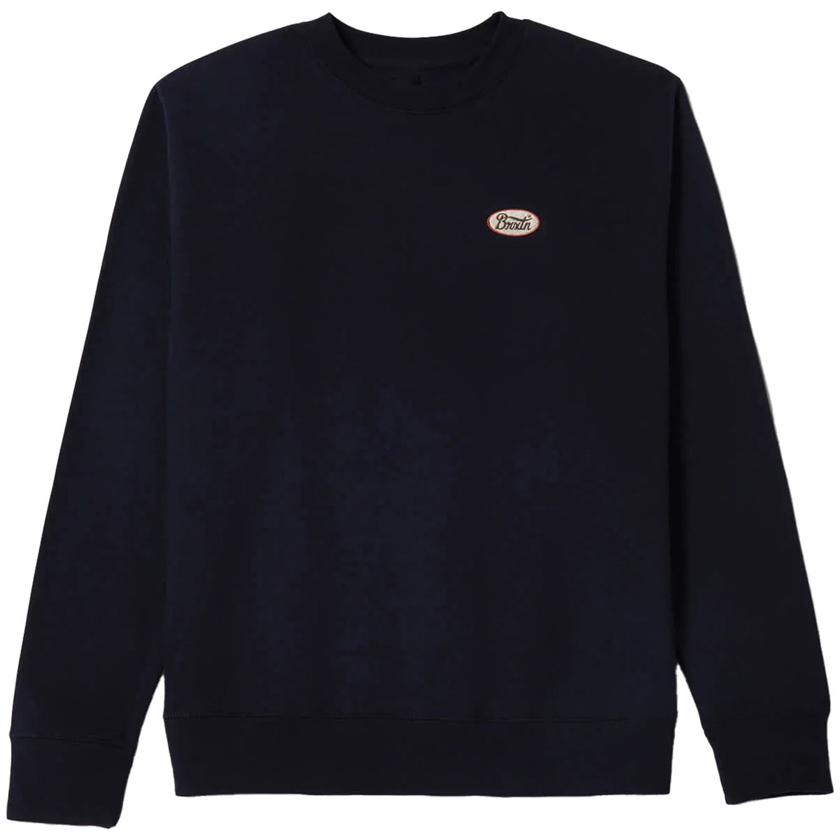 Brixton Parson Patch Crew - Men's Classic Navy