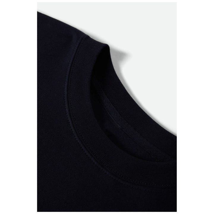Brixton Parson Patch Crew - Men's Classic Navy