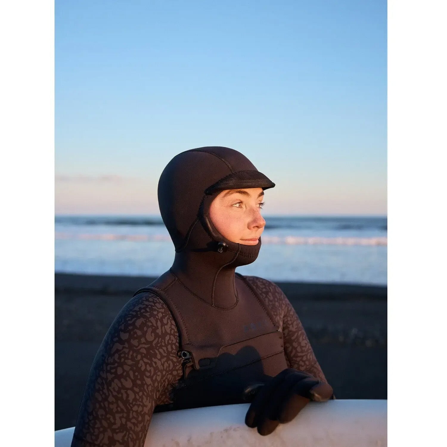 Roxy 5/4/3 Swell Natural Front Zip Hooded Wetsuit - Women's – evo
