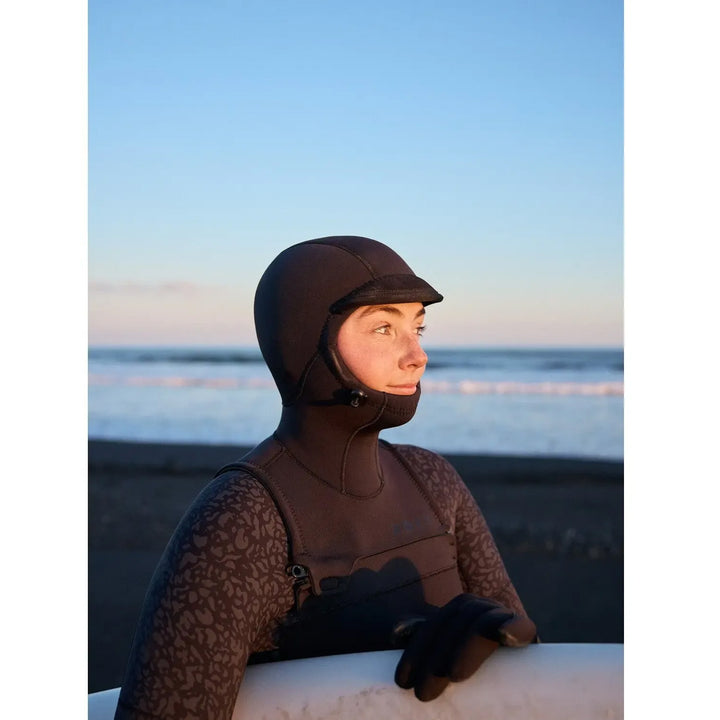 Roxy 5/4/3 Swell Natural Front Zip Hooded Wetsuit - Women's Animal Print