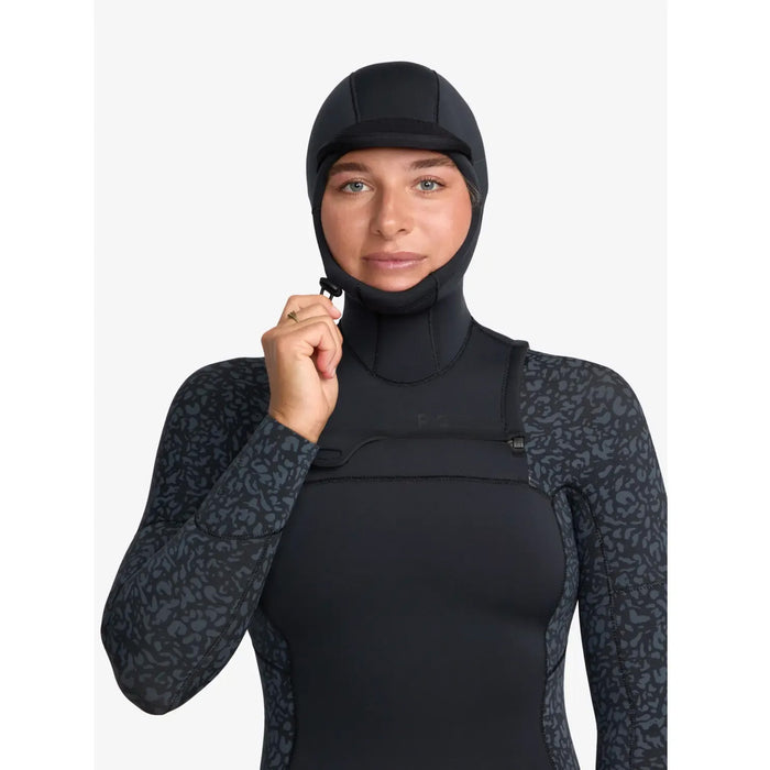 Roxy 5/4/3 Swell Natural Front Zip Hooded Wetsuit - Women's Animal Print