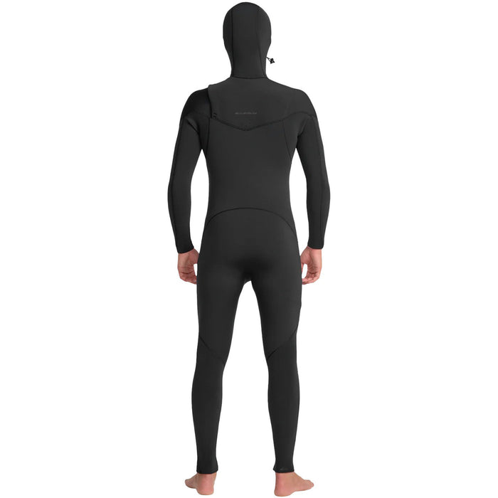 Quiksilver 5/4/3 Everyday Sessions Chest Zip Hooded Wetsuit Black