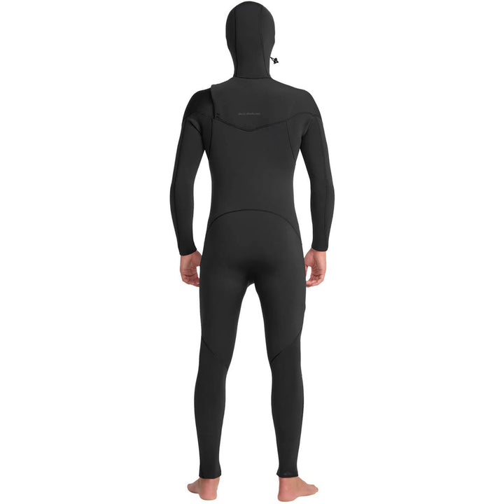 Quiksilver 4/3 Everyday Sessions Chest Zip Hooded Wetsuit Black