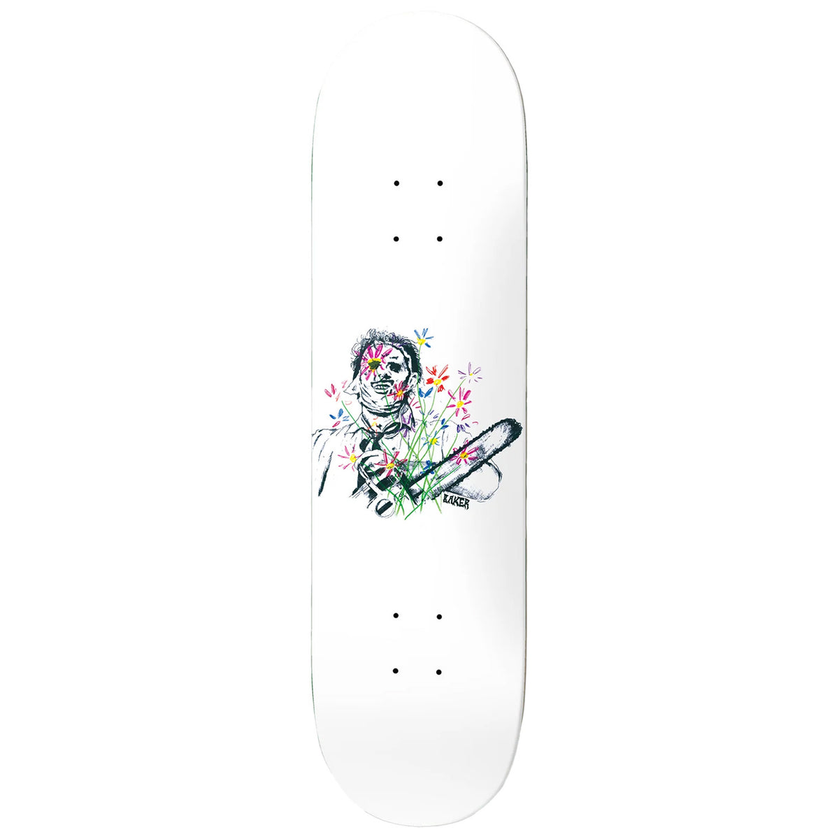 Baker CB Texas Flowers 8.5 Skateboard Deck