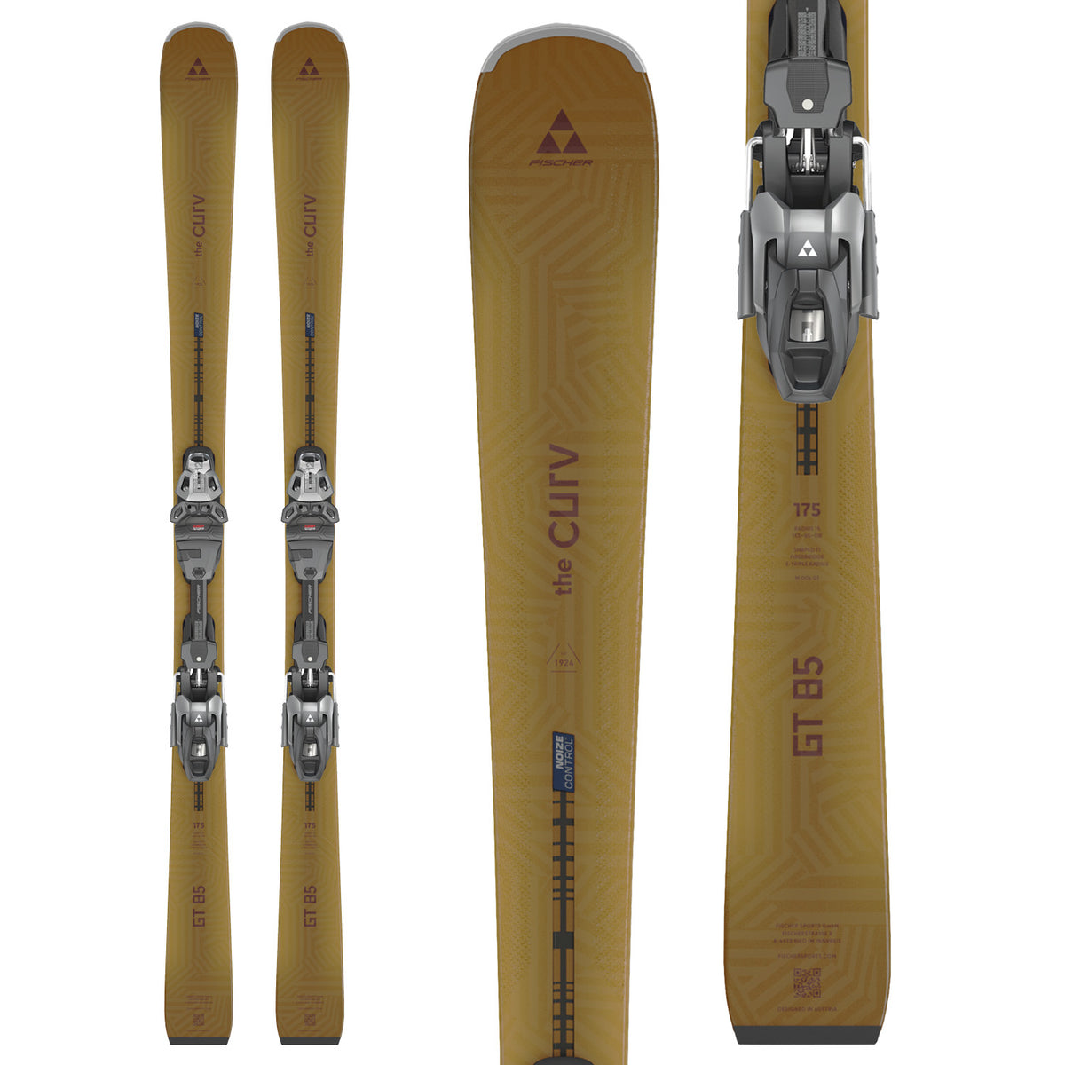 Fischer The Curv Noize GT 85 Skis + RSW 12 PR Bindings 2027