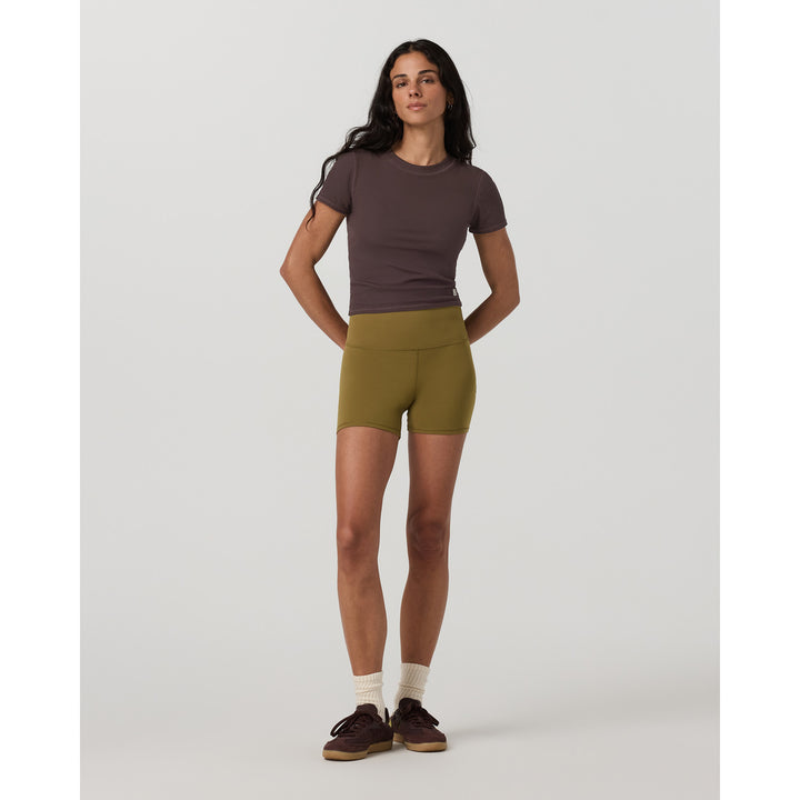 Vuori Pose Fitted T-Shirt - Women's French Roast