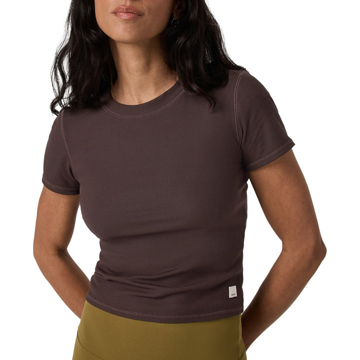 Vuori Pose Fitted T-Shirt - Women's French Roast