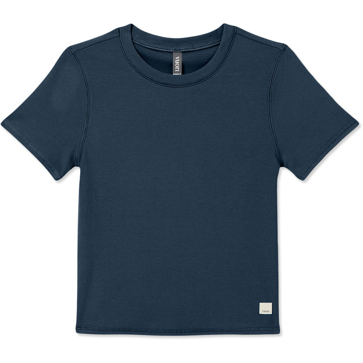 Vuori Pose Fitted T-Shirt - Women's Ocean Blue