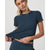 Vuori Pose Fitted T-Shirt - Women's Ocean Blue