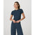 Vuori Pose Fitted T-Shirt - Women's Ocean Blue