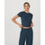 Vuori Pose Fitted T-Shirt - Women's Ocean Blue