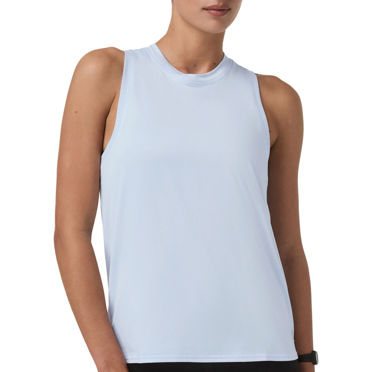 Vuori Energy Top-Long Tank Top - Women's Soft Sky Heather