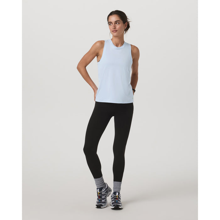 Vuori Energy Top-Long Tank Top - Women's Soft Sky Heather