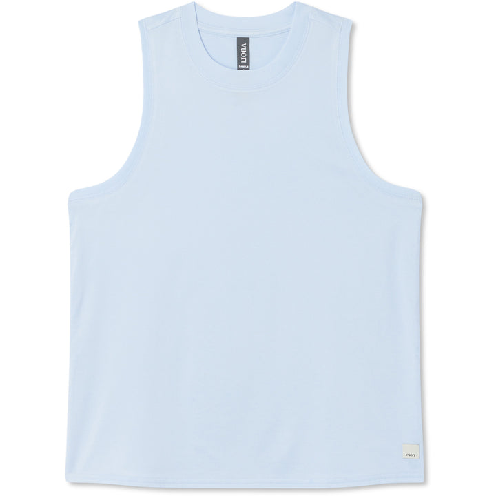 Vuori Energy Top-Long Tank Top - Women's Soft Sky Heather