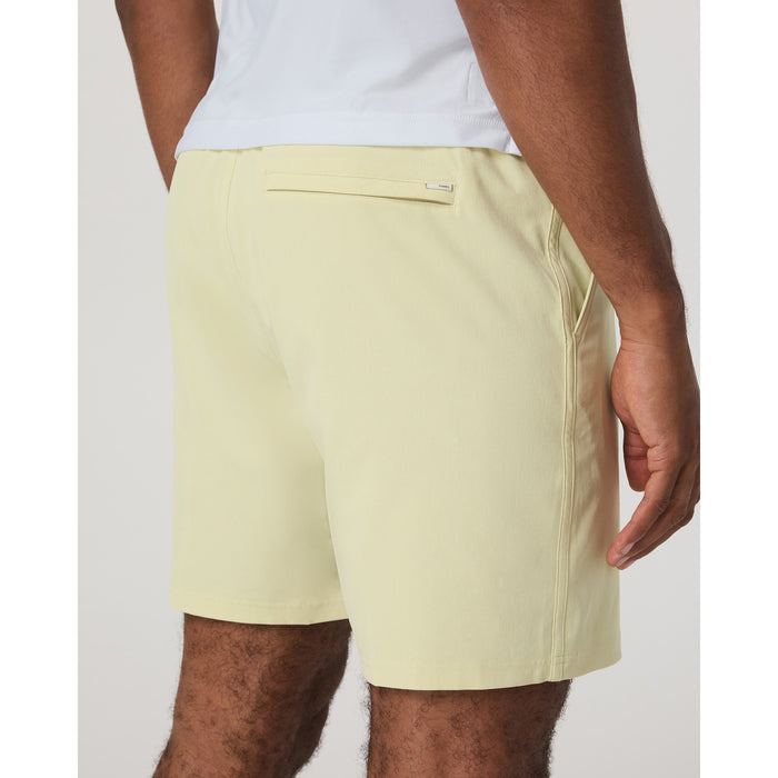 Vuori Banks Session Unlined 7" Shorts - Men's Seed Linen Texture