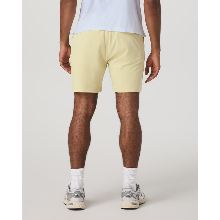 Vuori Banks Session Unlined 7" Shorts - Men's Seed Linen Texture