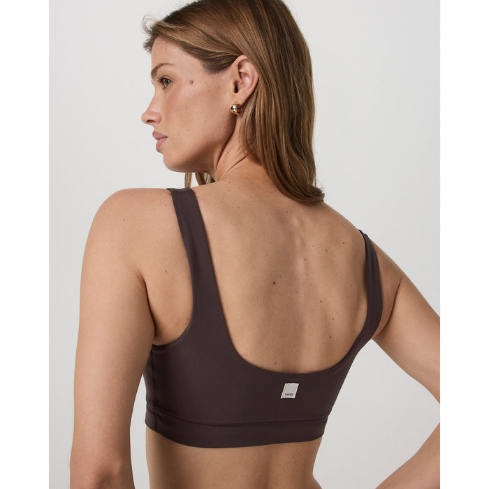 Vuori AllTheForm Bra - Women's French Roast