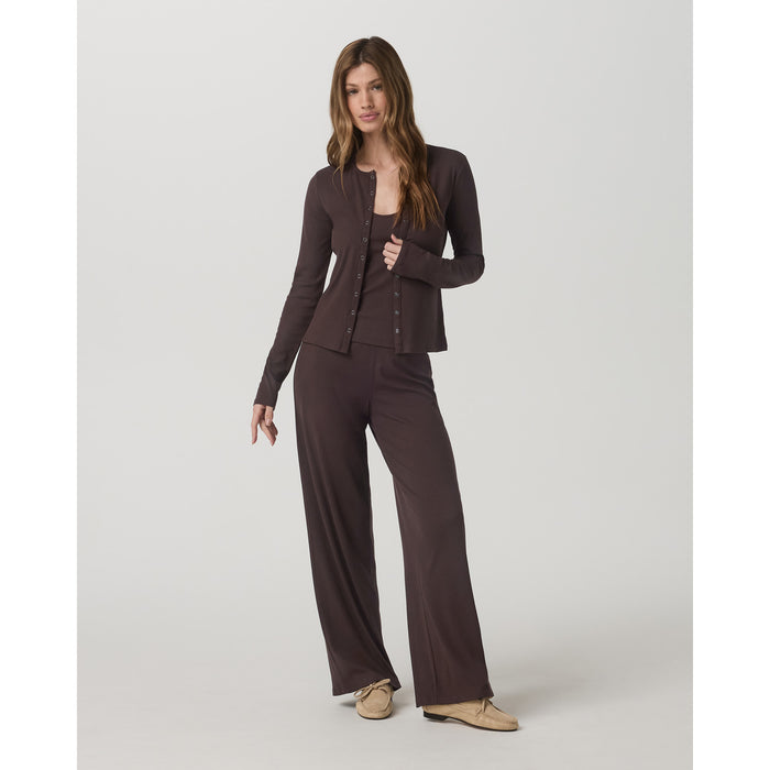 Vuori Long-Sleeve Twin Cardigan - Women's French Roast