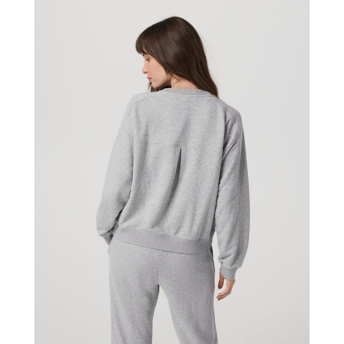 Vuori Sedona Seams Crew - Women's Light Heather Grey