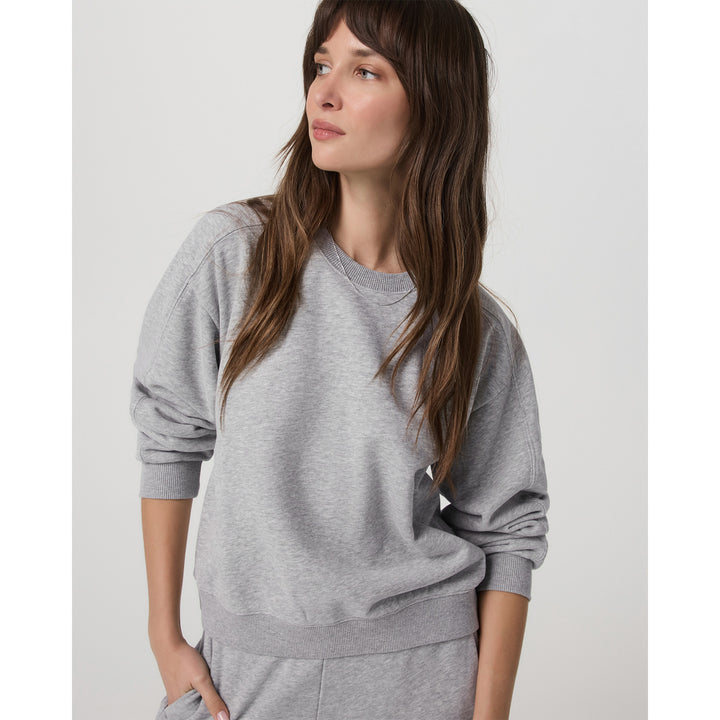 Vuori Sedona Seams Crew - Women's Light Heather Grey