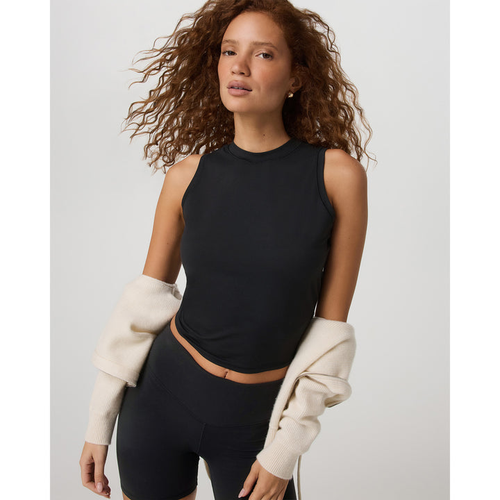 Vuori Halo Muscle Tank Top - Women's Solid Black