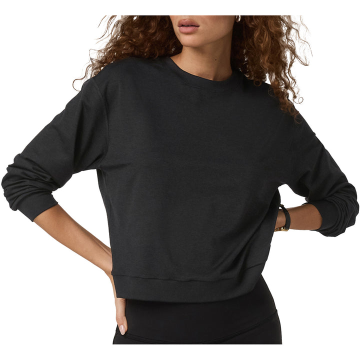 Vuori Halo Modern Crew - Women's Black Heather