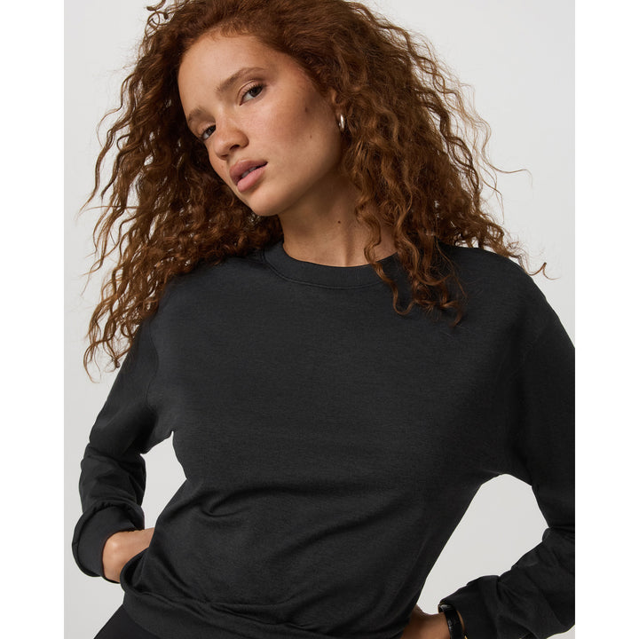 Vuori Halo Modern Crew - Women's Black Heather