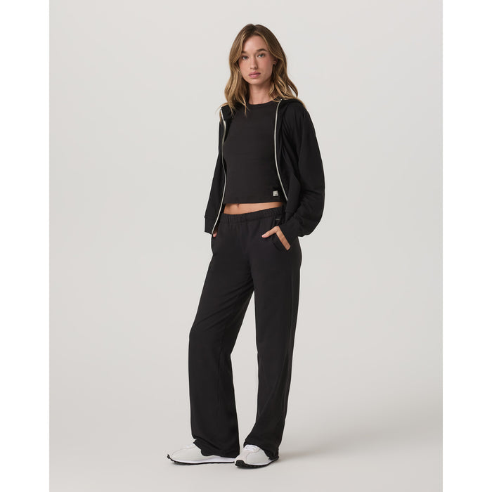 Vuori Halo Modern Straight Leg Pants-Short - Women's Solid Black